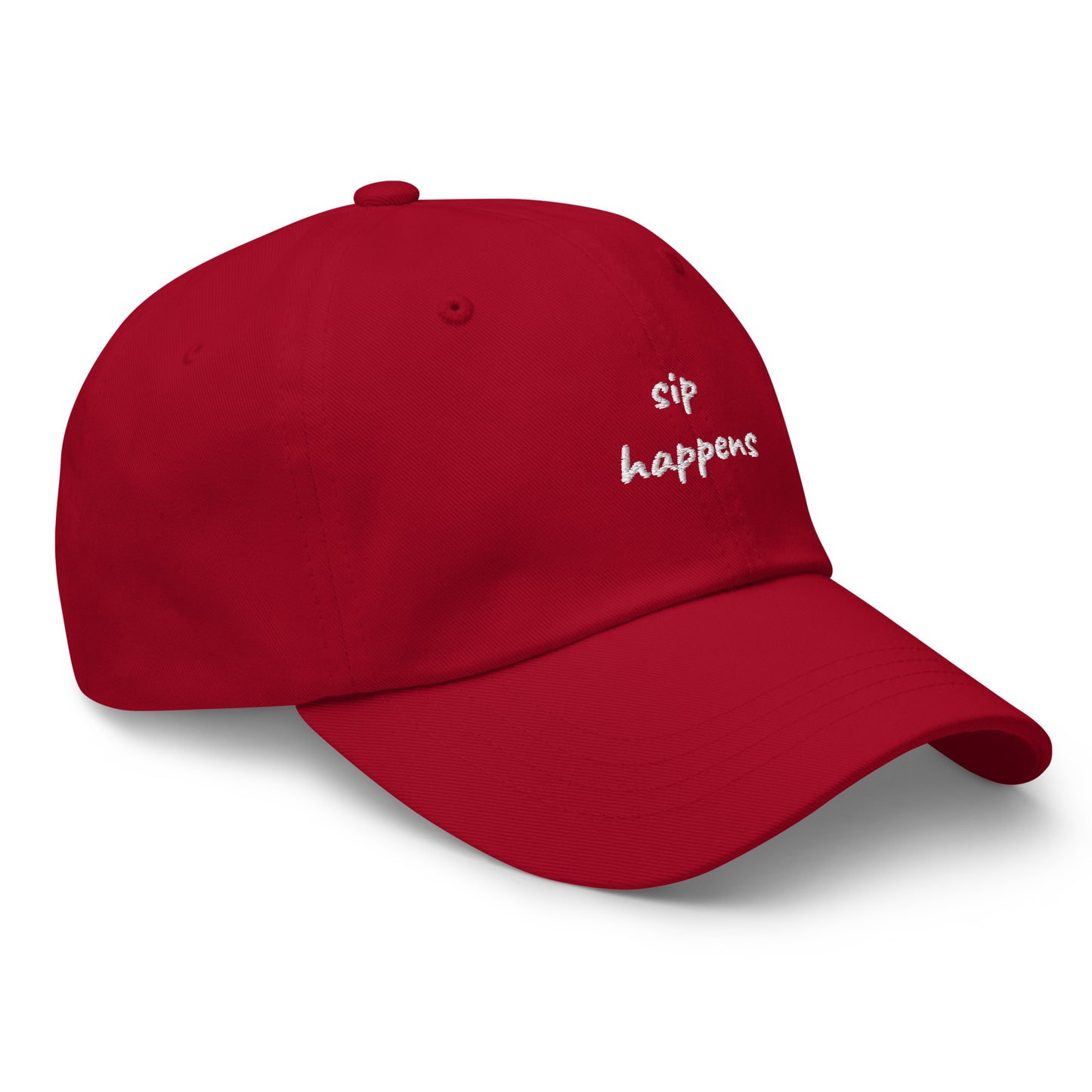 Baseballcap sip happens
